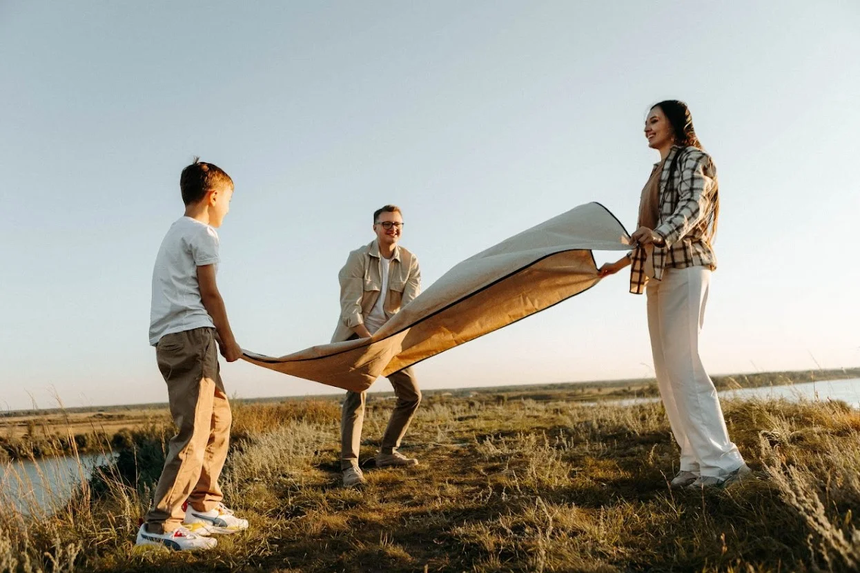 roll up picnic blankets